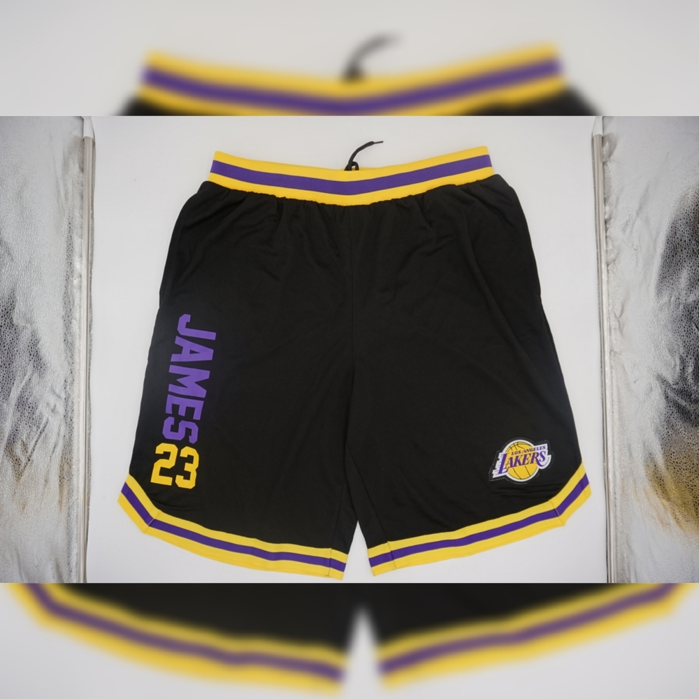 Men's LA Lakers Lebron James Basketball Shorts